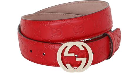 gucci red leather belt|unisex Gucci belt.